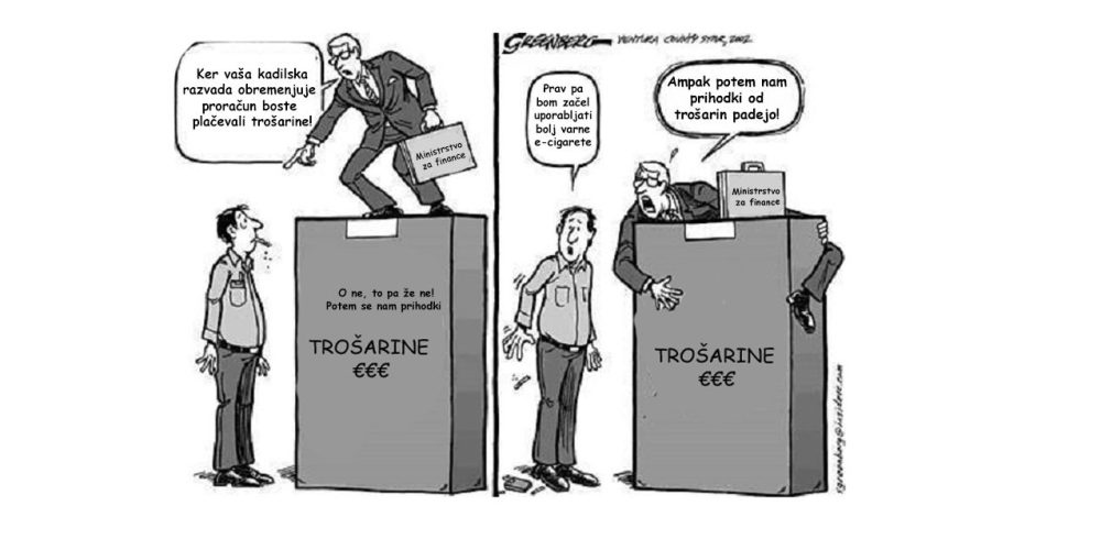 Ministrstvo za finance si prizadeva ohraniti visok delež kadilcev – Mateja Vraničar Erman nepreverjeno, zmotno in nestrokovno o e-cigaretah